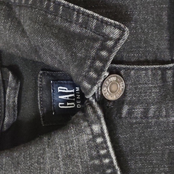 Gap Kids Black Denim Jacket Size Small - Picture 3 of 5